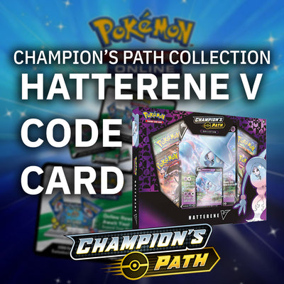 <transcy>Pokemon Online (PTCGO) Code Card Champion&#39;s Path Hatterene V</transcy>