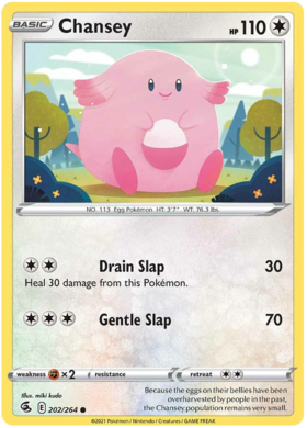 Pokemon Card Fusion Strike 202/264 Chansey Common