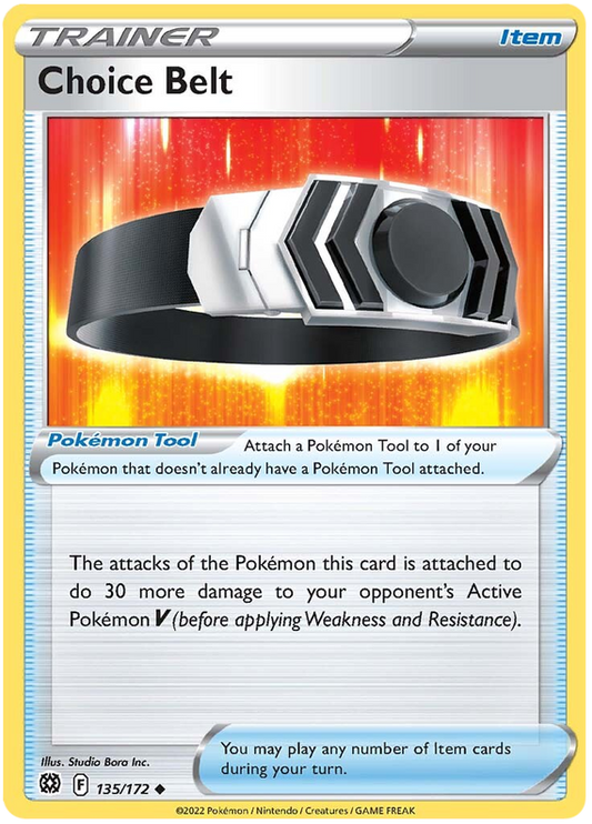 Pokemon Card Brilliant Stars 135/172 Choice Belt Uncommon