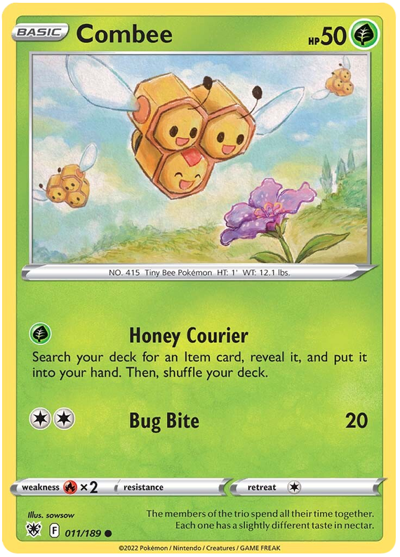 Pokemon Card Astral Radiance 11/189 011/189 Combee Common