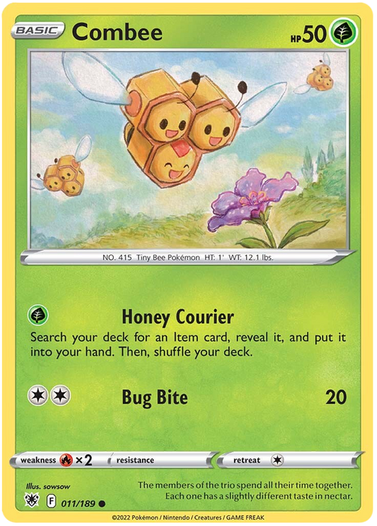 Pokemon Card Astral Radiance 11/189 011/189 Combee Common