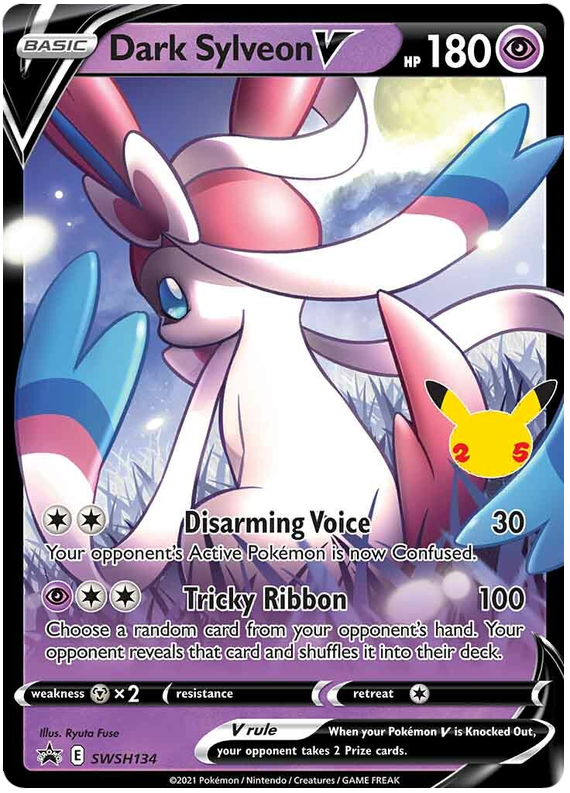 Pokemon Card SWSH Black Star Promos SWSH134 Dark Sylveon V