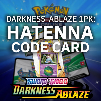 Pokemon Online (PTCGO) Code Card Darkness Ablaze 1pk: Hatenna
