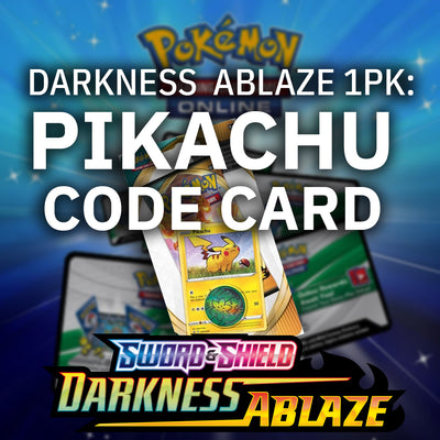 Pokemon Online (PTCGO) Code Card Darkness Ablaze 1pk: Pikachu