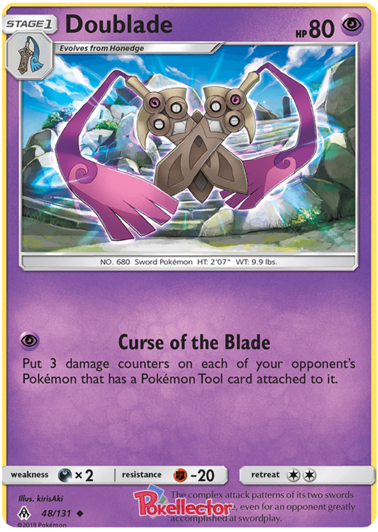 Pokemon Card Forbidden Light 48/131 048/131 Doublade Uncommon *MINT*
