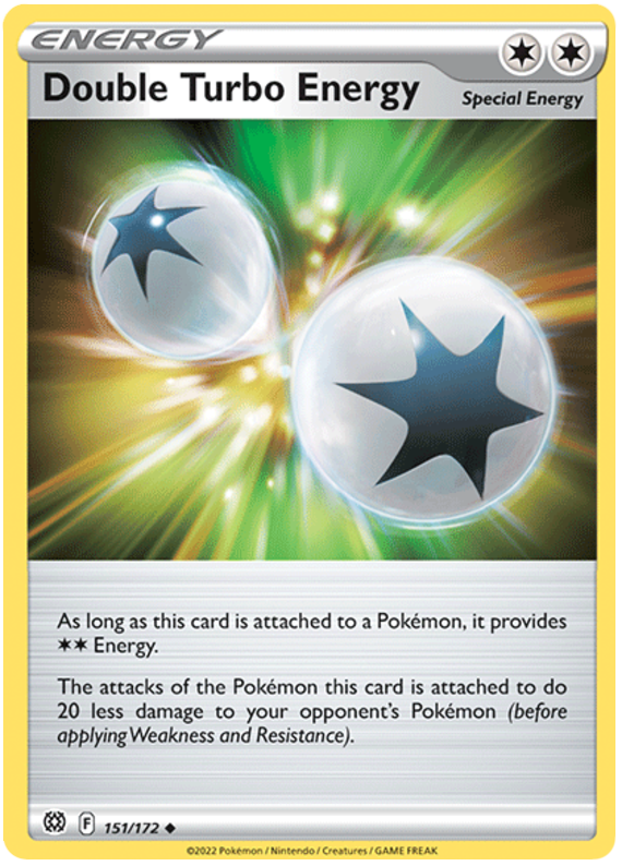 Pokemon Card Brilliant Stars 151/172 Double Turbo Energy Uncommon