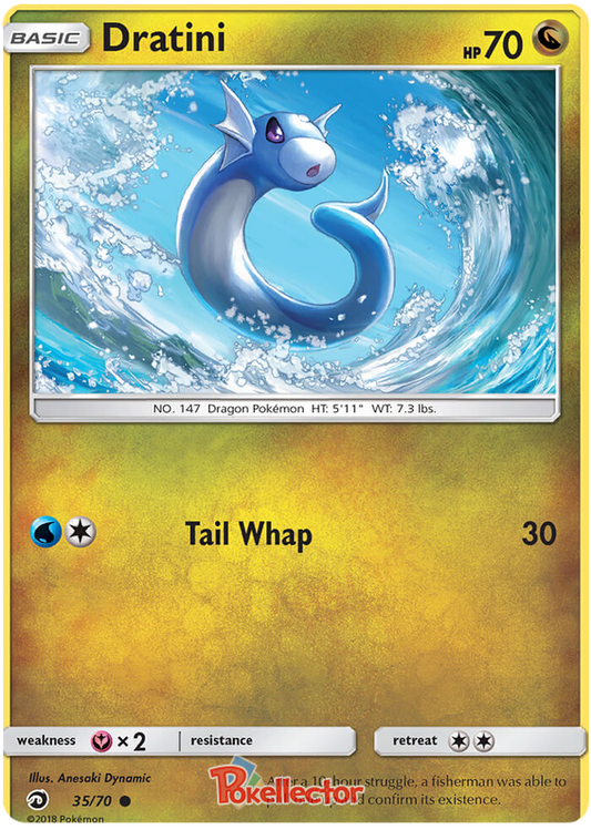 Pokemon Card Dragon Majesty 35/070 035/070 Dratini Common