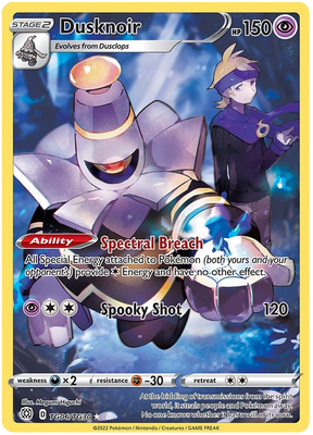 Pokemon Card Brilliant Stars TG06/TG30 TG6/TG30 Dusknoir Holo Rare