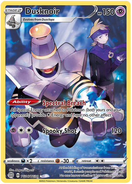 Pokemon Card Brilliant Stars TG06/TG30 TG6/TG30 Dusknoir Holo Rare