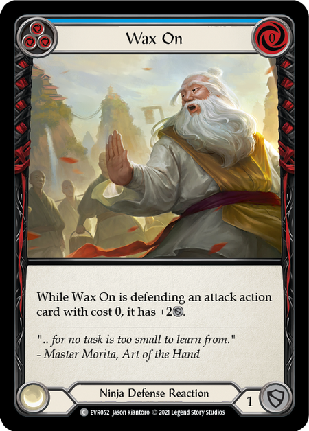 Flesh and Blood Everfest First Edition C EVR052 Wax On (Blue) Rainbow