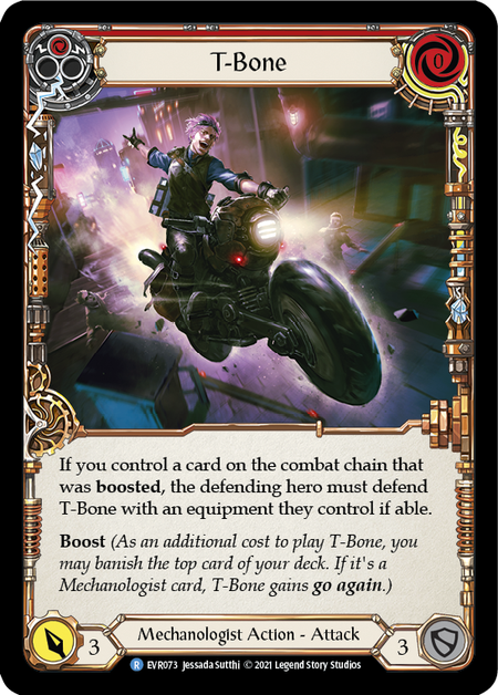 Flesh and Blood Everfest الإصدار الأول R EVR073 T-Bone (أحمر) قوس قزح