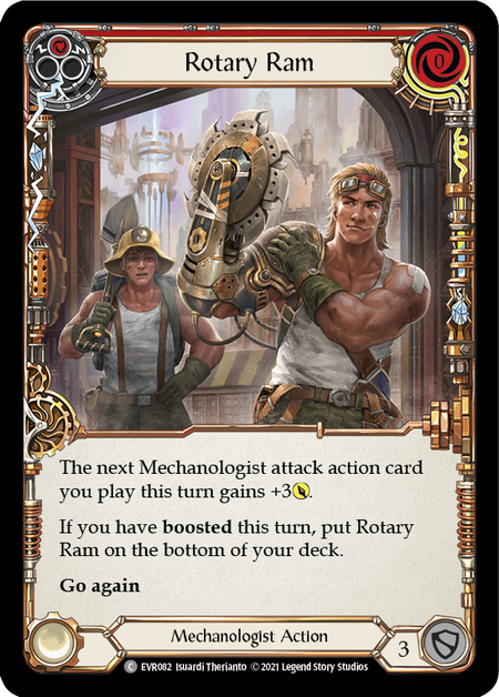 Flesh and Blood Everfest First Edition C EVR082 Rotary Ram (Red) Rainbow