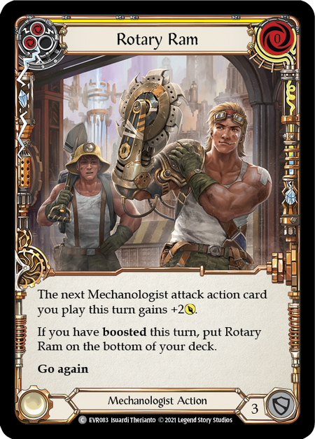 Flesh and Blood Everfest First Edition C EVR083 Rotary Ram (Yellow) Standard