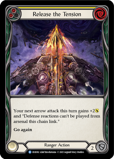 Flesh and Blood Everfest First Edition R EVR092 تحرير التوتر (أصفر) قوس قزح