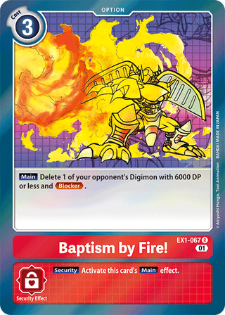 Digimon Card Classic Collection Baptism by Fire! EX1-067 R