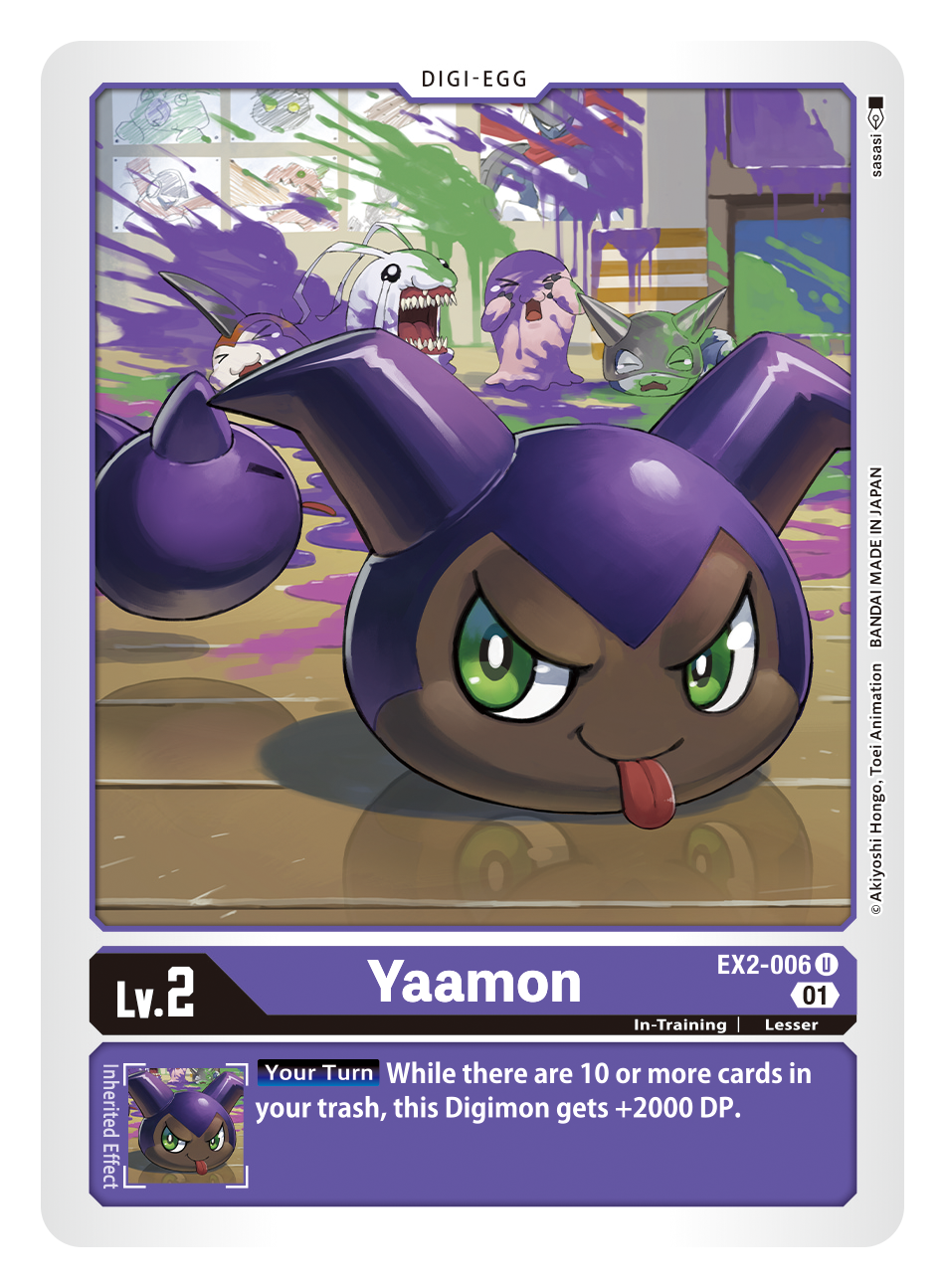 Digimon Card Digital Hazard Yaamon EX2-006 U