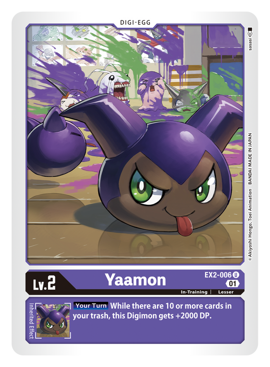 Digimon Card Digital Hazard Yaamon EX2-006 U