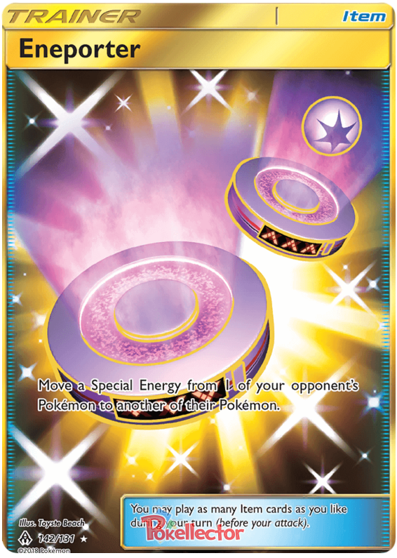 Pokemon Card Forbidden Light 142/131 Eneporter Item Secret Rare *MINT*