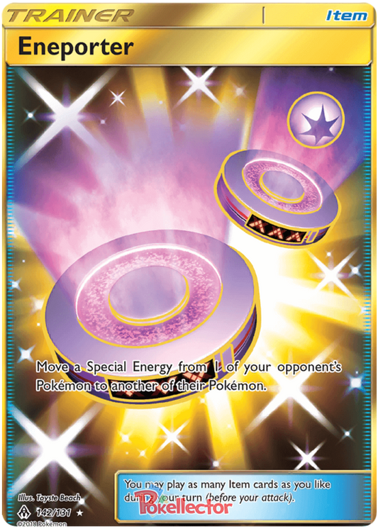 Pokemon Card Forbidden Light 142/131 Eneporter Item Secret Rare *MINT*