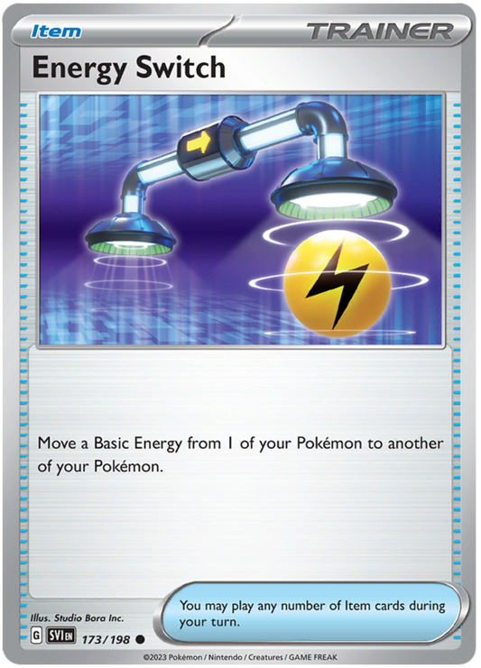 Pokemon Card Scarlet & Violet 173/198 Energy Switch Item Common *MINT*