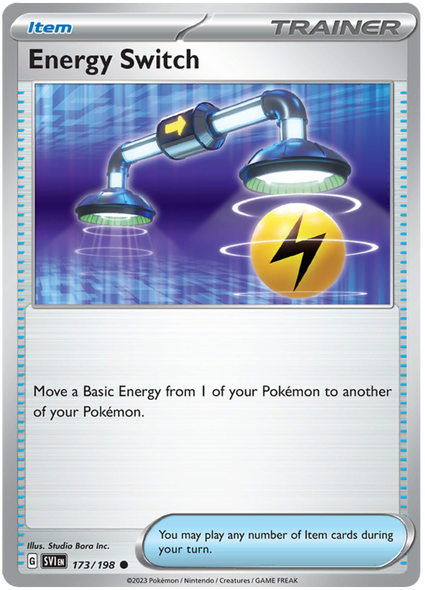 Pokemon Card Scarlet & Violet 173/198 Energy Switch Item Common *MINT*