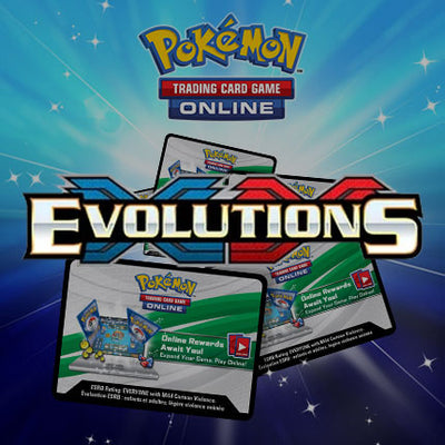 <transcy>27 x Pokemon Trading Card Game Online (PTCGO) kodekort - Evolutions XY</transcy>