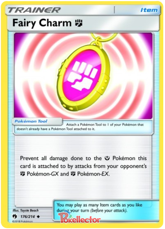 Pokemon Card Lost Thunder 176/214 Fairy Charm (Fighting) Item Uncommon *MINT*