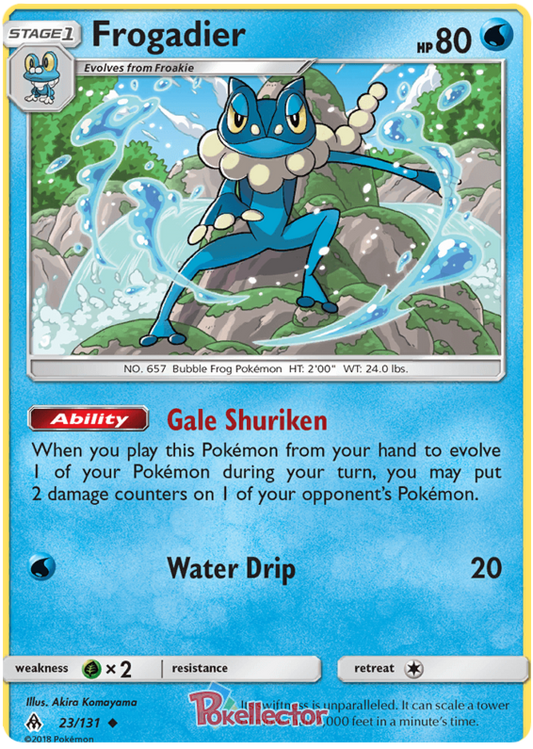 Pokemon Card Forbidden Light 23/131 023/131 Frogadier Uncommon *MINT*
