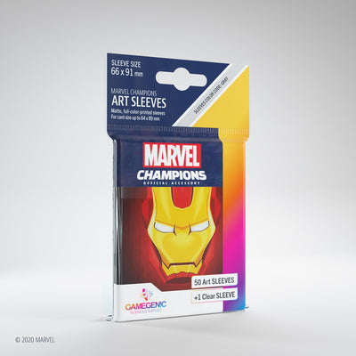 Gamegenic Marvel Champions Art Sleeves (50s) - Ironman