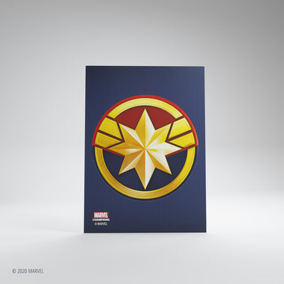 Gamegenic Marvel Champions Art Sleeves (50s) - Captain Marvel