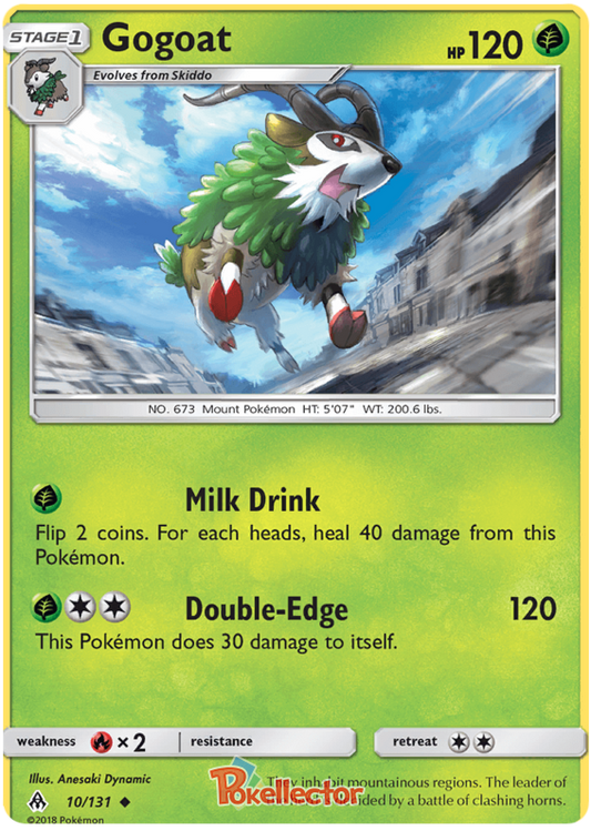 Pokemon Card Forbidden Light 10/131 010/131 Gogoat Uncommon *MINT*