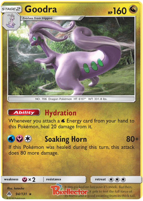 Pokemon Card Forbidden Light 94/131 094/131 Goodra Holo Rare *MINT*