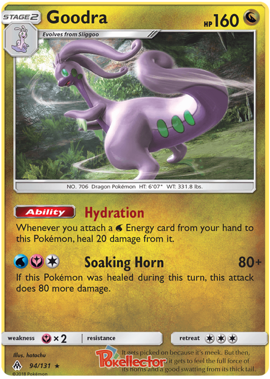 Pokemon Card Forbidden Light 94/131 094/131 Goodra Holo Rare *MINT*