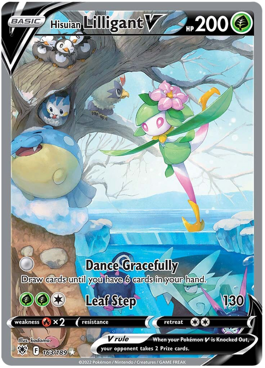 Pokemon Card Astral Radiance 163/189 Hisuian Lilligant V Alternate Art