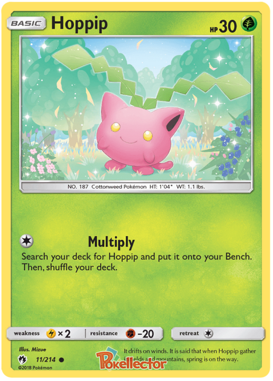Pokemon Card Lost Thunder 11/214 011/214 Hoppip Common *MINT*