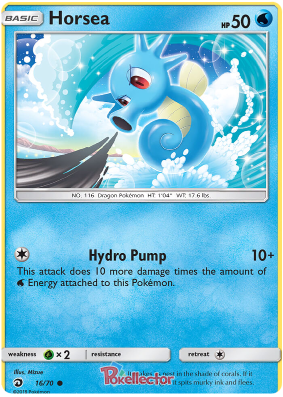 Pokemon Card Dragon Majesty 16/070 016/070 Horsea Common