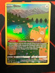 Pokemon Card Crown Zenith Galarian Gallery GG22/GG70 Ditto Holo Rare *MINT*