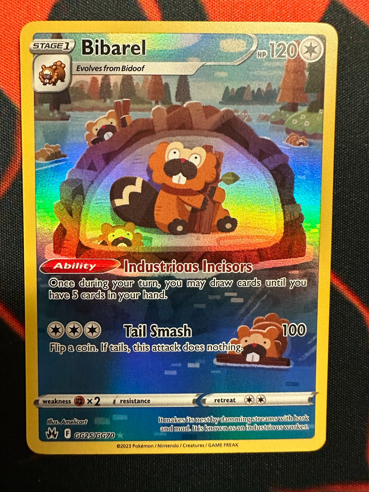 Pokemon Card Crown Zenith Galarian Gallery GG25/GG70 Bibarel Holo Rare –  Brokenvase Games