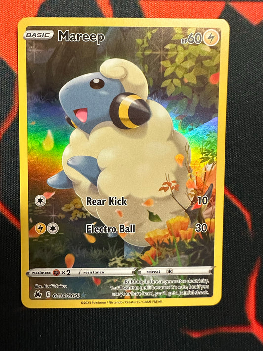 (S) Pokemon Card Crown Zenith Galarian Gallery GG34/GG70 Mareep Holo Rare *MINT*