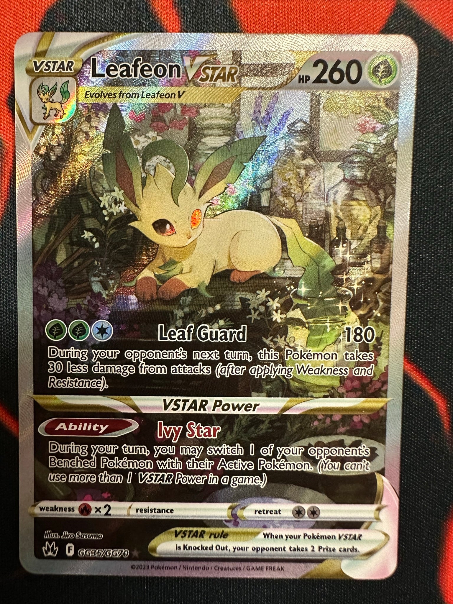 Pokemon Card Crown Zenith Galarian Gallery GG35/GG70 Leafeon VSTAR Ult –  Brokenvase Games