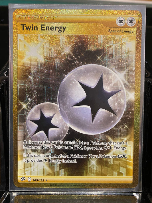 (S) 209/192 Twin Energy Rebel Clash (RCL) Hyper Rainbow Rare