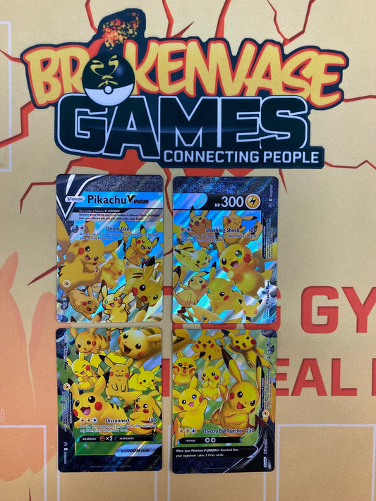 Pokemon Card Pikachu V Union SWSH139 SWSH140 SWSH141 SWSH142