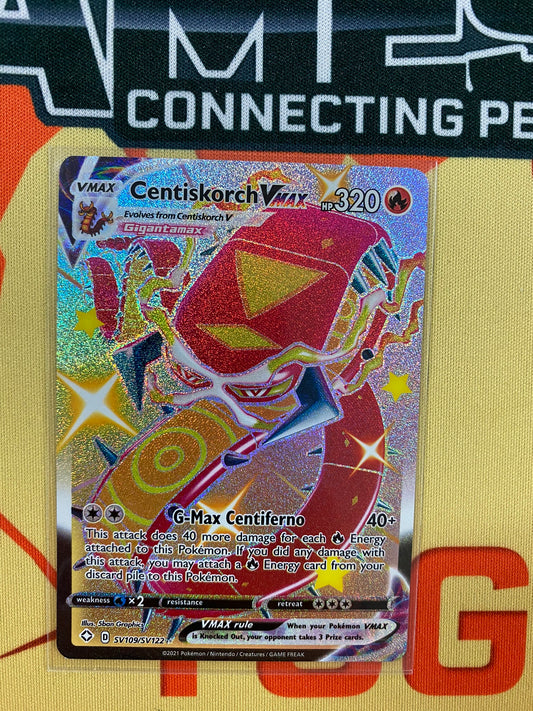 Pokemon Card Shining Fates SV109/SV122 SV109/SV122 Centiskorch VMAX Shiny Rare