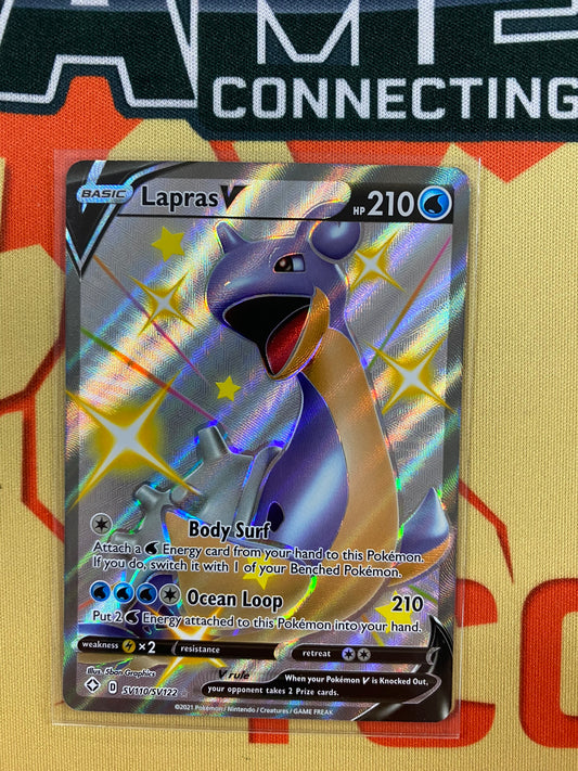 Pokemon Card Shining Fates SV110/SV122 SV110/SV122 Lapras V Shiny Rare