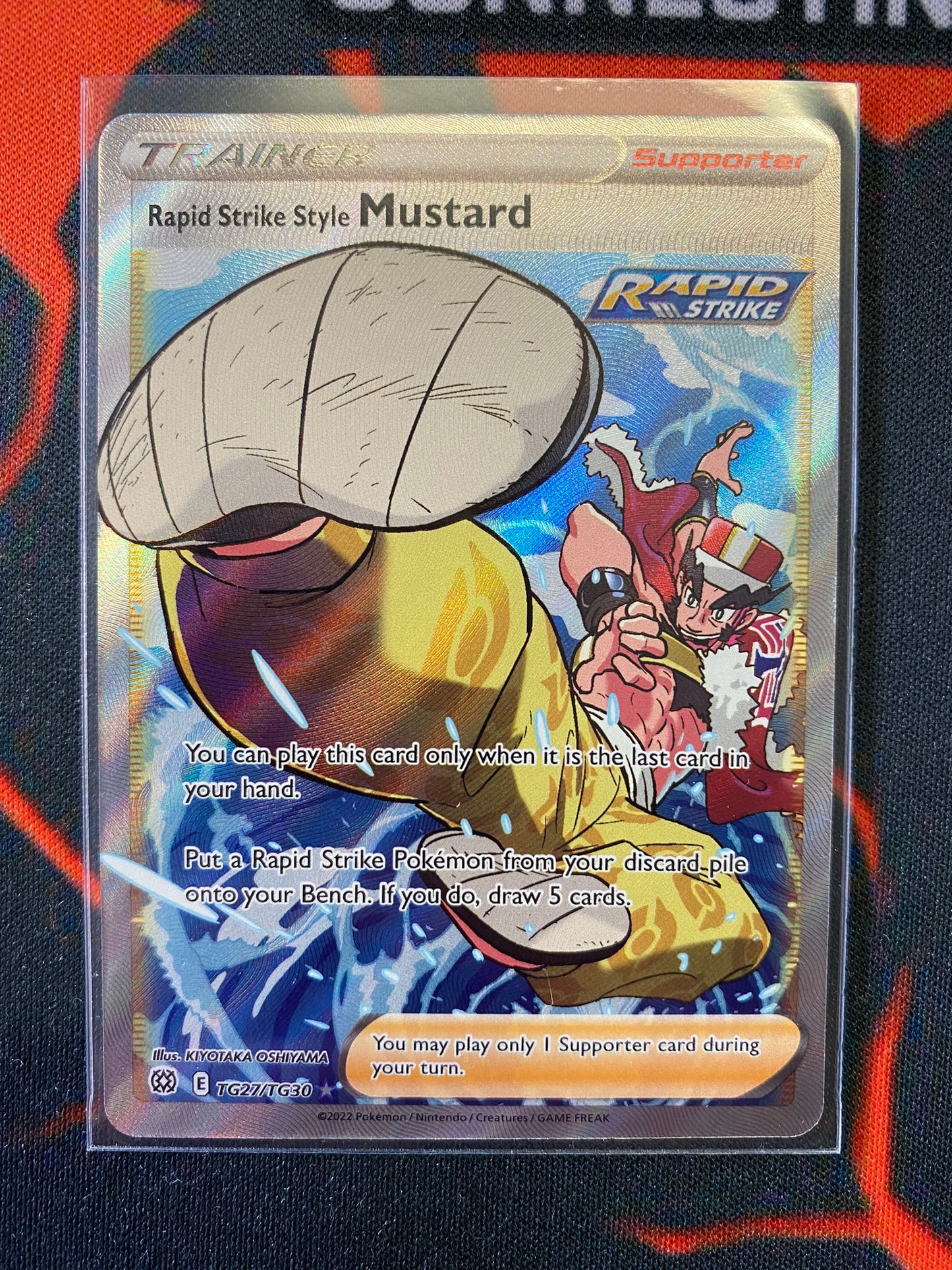 Pokemon Card Brilliant Stars TG27/TG30 Rapid Strike Style Mustard Full Art *M*