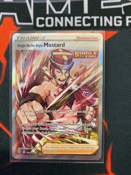 (S) Pokemon Card Brilliant Stars TG28/TG30 Single Strike Style Mustard Full Art *M*