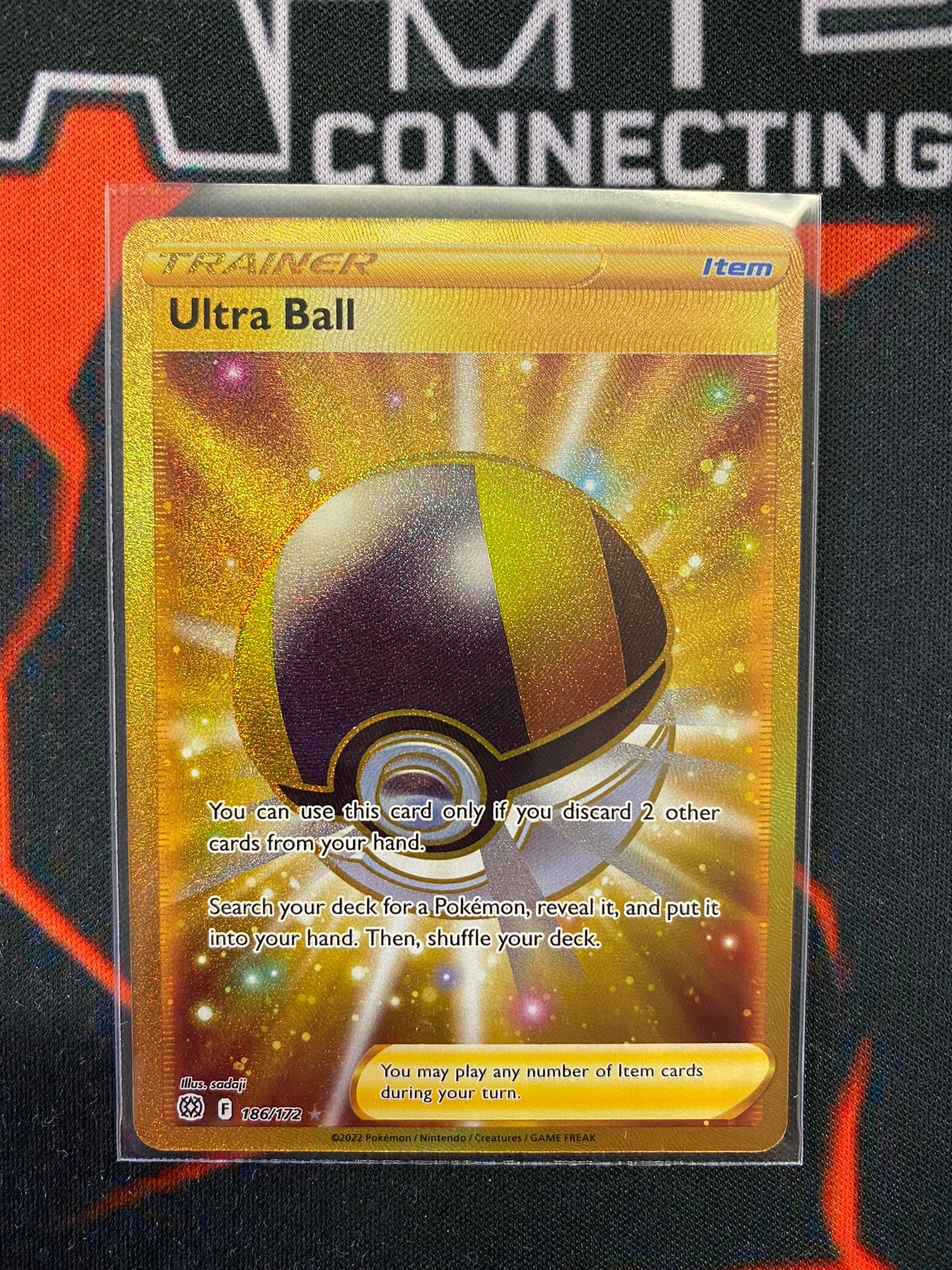 (S) Pokemon Card Brilliant Stars 186/172 Ultra Ball Secret Rare *M*