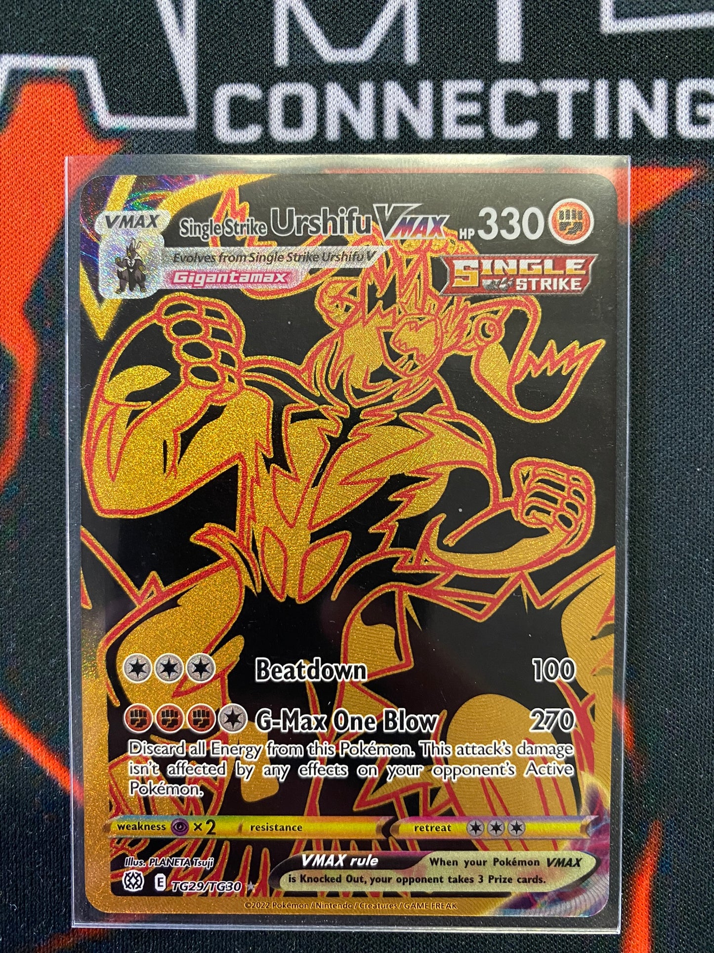 Pokemon Card Brilliant Stars TG29/TG30 Single Strike Urshifu VMAX Secret Rare