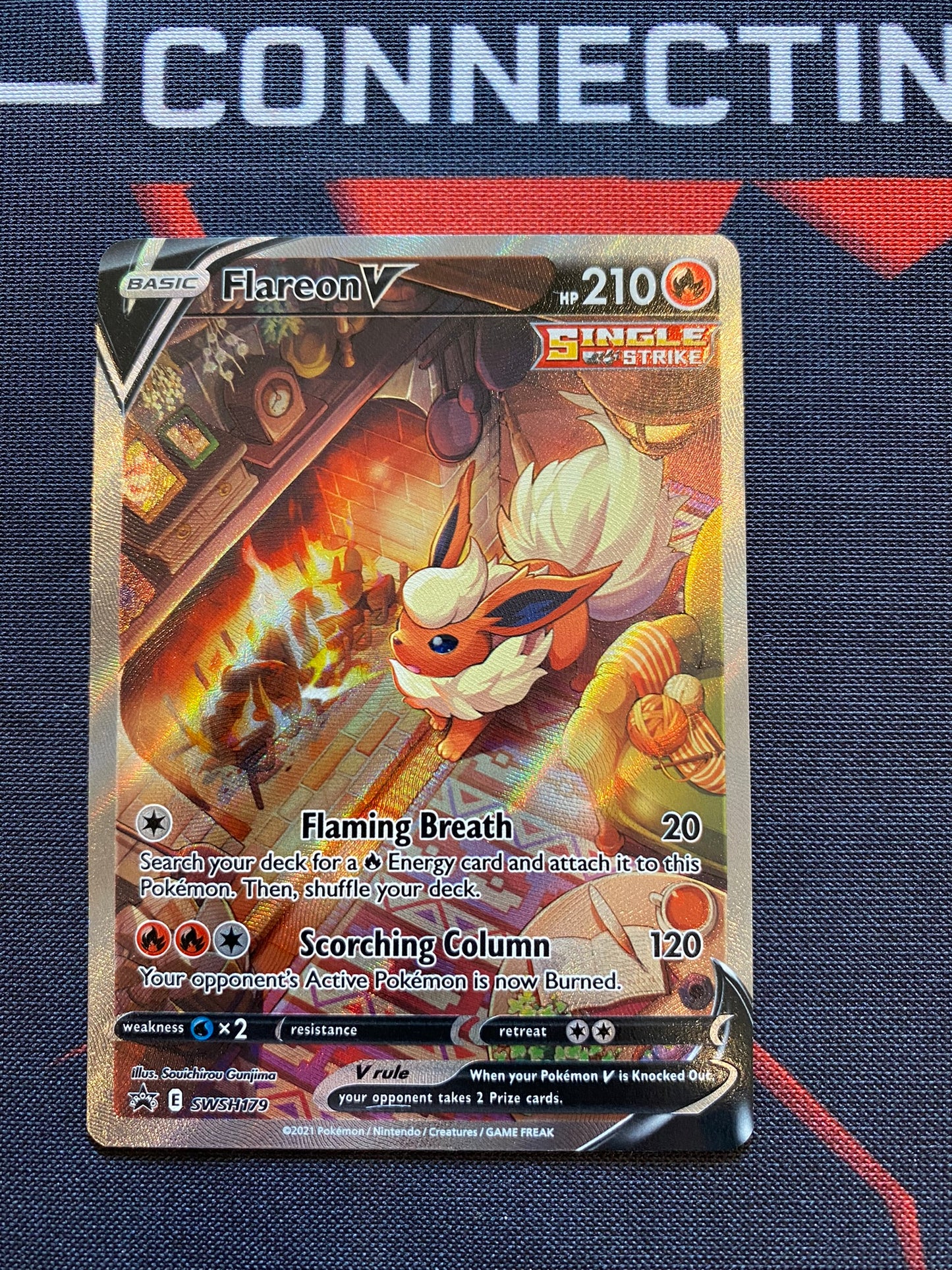 Pokemon Card SWSH Black Star Promos SWSH179 Flareon V *MINT*