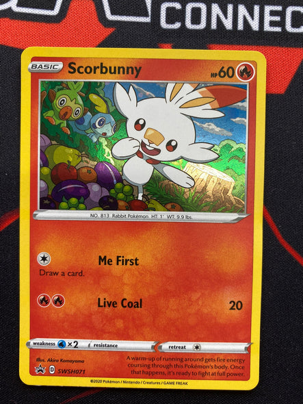 Pokemon Card SWSH Black Star Promos SWSH071 Scorbunny